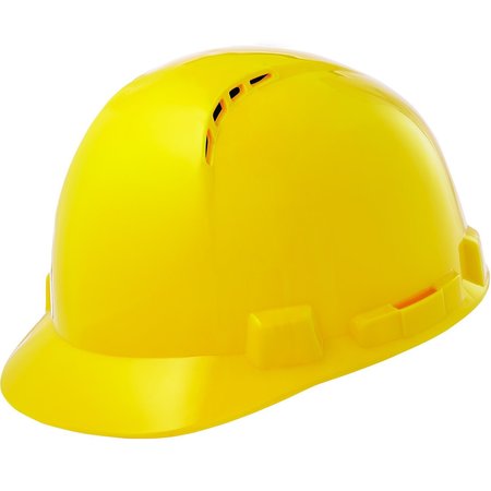 Lift Safety Briggs Short Brim Vented Yellow HBSC-7L